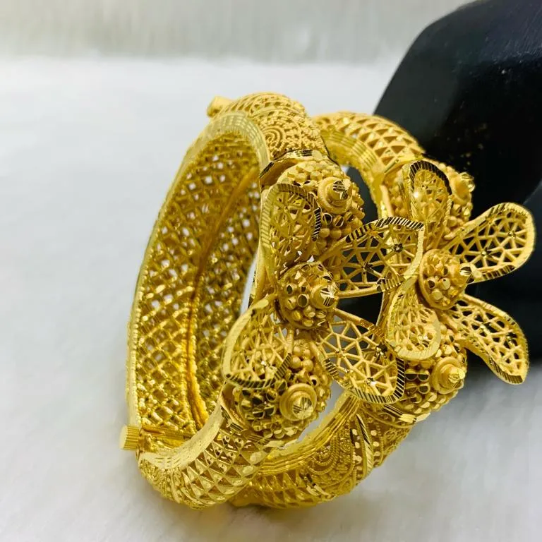 Latest African Gold Plated Bangles