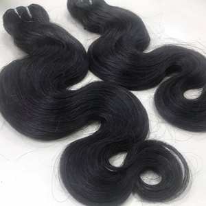 HUMAN HAIR EXTENSIONs Double Machine Water Body Wavy High Quality VIRGIN Remy Vietnamese hair at wholesale price - Product Image 3