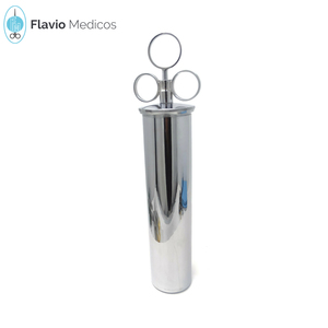 Seringue chirurgicale d'enlèvement de cire d'oreille d'instruments d'acier inoxydable vétérinaire pour le diagnostic - Product Image 6