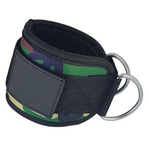 Personalizado gimnasio ajustable D anillo tobillo muñequeras a granel acoplable Cable máquinas pierna entrenamiento protección soporte tobillo correa para - Product Image 5