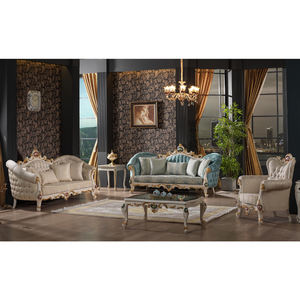 Conjunto de sofás para sala de estar, diseño elegante, clásico, turco, hecho a mano, marco de madera, muebles para sala de estar - Product Image 3