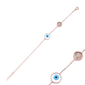 Delicate <b>Bracelet</b> Turkish Eye 925 <b>Silver</b> <b>Sterling</b> Wholesale Handcrafted Jewelry <b>Bracelet</b> for <b>Women</b> Jewellery Trendy Fashion - Product Image 1