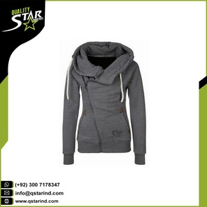 Venta caliente de las mujeres XS tamaño 100% algodón poliéster personalizado 3D impreso Zip-Up Hoodies 320gsm polar mejor calidad en relieve - Product Image 5