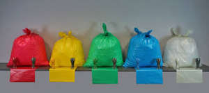 Bolsas de basura plásticas impresas logotipo personalizado con diseño personalizado - Product Image 5