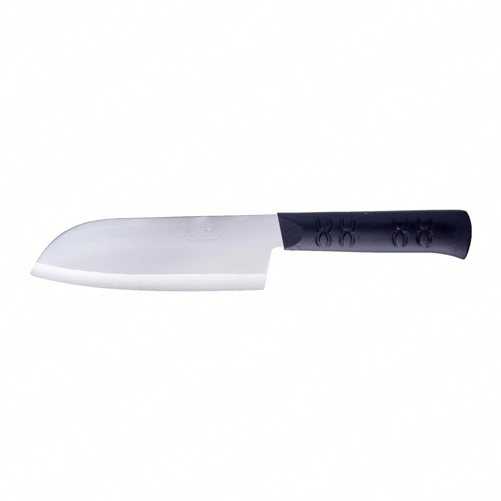 Cuchillo de cocina japonés profesional de acero inoxidable, 6 pulgadas, de alta calidad, con hoja de 15cm, Color negro