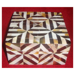 Unique Design Various Color Wooden MOP Inlay Boxes - Product Image 1