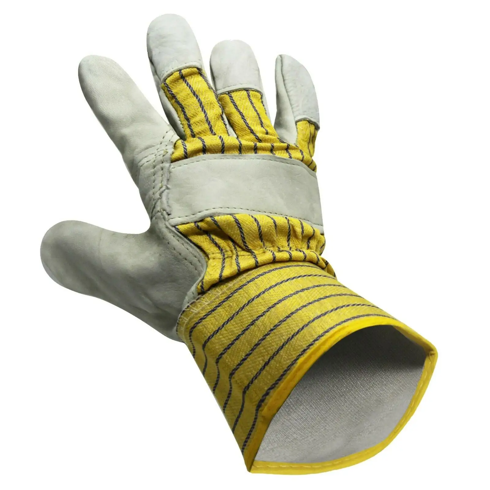 Veiligheid Handschoenen 10 Inch Koe Split Lederen Werk Driver Tuin Lassen Handschoenen Multifunctionele Warmte Bescherming Handschoenen Op Goedkope Prijzen