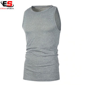 Singlet de sport pour homme en coton haute performance, nouvelle arrivée, logo personnalisé OEM, style décontracté, débardeur musculaire - Product Image 5