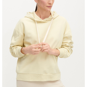 Top deportivo corto de manga larga estilo OEM nuevo para mujer, 100% algodón, para hacer ejercicio. - Product Image 1