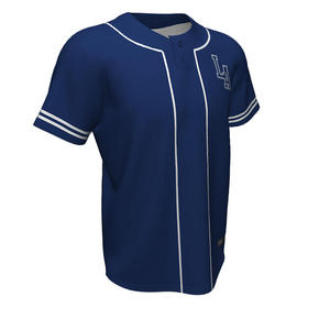 2021 logo wholesale sublimation team blank v neck mens uniform Custom baseball jersey - Product Image 1