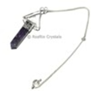 Barrette de pendule en améthyste faite à la main, 1 pièce, pyramide d'améthyste - Product Image 2