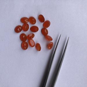 8mm 10mm pierre de cornaline naturelle à facettes coupe ovale forme de pierres précieuses en vrac fabricant fournisseur en gros prix d'usine en ligne en vrac - Product Image 1