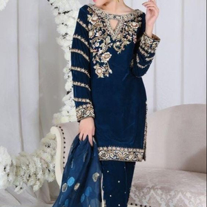 DABKA-TOP largo moderno con cuentas de cristal, bordado embellecedor, para vestir en fiesta o boda, 2022 - Product Image 1