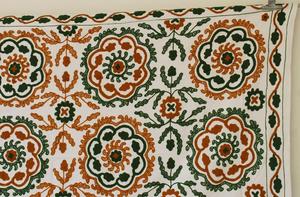 Decorative Customize Home Decor <b>Indian</b> Hand Embroidered Wall Hanging Bohemian Suzani Tapestry Cotton Uzbek Sofa <b>Throw</b> Blanket - Product Image 5