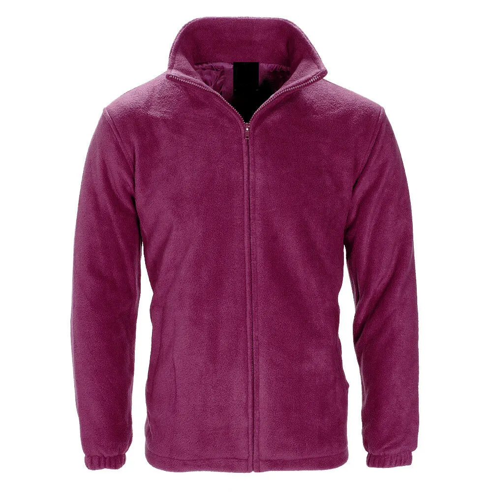 2022 New Style Men Full Zip Polar Fleece Custom Logo 100% Polyester Fabric Micro Polar Fleece Jacket
