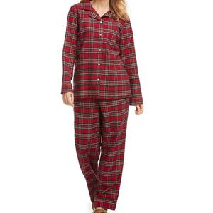 Conjunto de pijama de algodón orgánico térmico de talla grande para todas las estaciones - Product Image 5