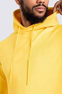 เสื้อสวมหัวแบบสวมหัวมีฮู้ดผ้าคอตตอน/โพลีเอสเตอร์มีฮู้ดสไตล์ฤดูหนาวคอปกสีทึบระบายอากาศได้ดีแห้งเร็ว - Product Image 5