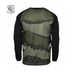 Camiseta personalizada de manga larga para Motocross, Jersey transpirable de secado rápido, color blanco y negro - Product Image 6