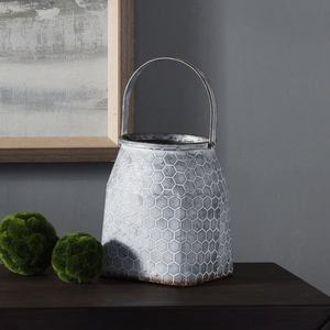 Jarrón estampado galvanizado hecho a mano, nuevo diseño, florero antiguo de lujo, superventas, accesorio de decoración del hogar - Product Image 1