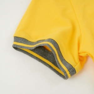 เสื้อโปโลปกเสื้อแขนสั้นผ้าทอเป็นมิตรกับสิ่งแวดล้อมป้องกันรอยยับสำหรับฤดูร้อนออกแบบโลโก้ได้ตามต้องการ - Product Image 6