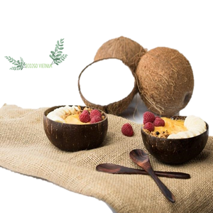 Vente en gros Bol en coquille de noix de coco écologique pour bougie Fabricant du Vietnam avec gravure laser gratuite Marque Eco2go - Product Image 1