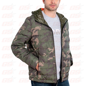 Wholesale OEM Mens Puffer Down Jacket Waterproof Customize Men Quilted Cotton - Product Image 1