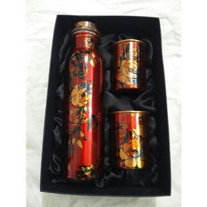 High Quality Premium Print Copper <b>Bottle</b> Set Plastic Drinkware for Boiling <b>Water</b> - Product Image 6