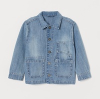 Veste en jean pour enfants, Logo personnalisé, vêtements d'hiver, pour garçons et filles,