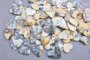 ¡Mejor calidad! Maligano-gemas sueltas en forma de corazón, jaspe, gema semipreciosa, corazón de cristal - Product Image 3