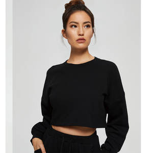 Chándal con logotipo personalizado para mujer, Tops cortos, sudadera y Jogging, conjunto de 2 piezas, chándales para mujer - Product Image 2