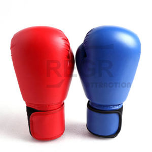Fashion PU Leather Boxing <b>Gloves</b> <b>for</b> Training Martial Arts New Black Red OEM Logo Thai Color Material Adults People Origin <b>Type</b> - Product Image 5