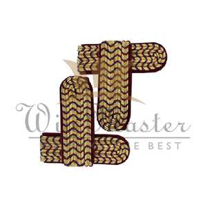 Win Master Ind - Pliegues de Hombro Ceremoniales (EPAULETTES) - Material de Seda/Metálico - MUESTRA GRATUITA para Oficiales Ceremoniales de Pakistán - Product Image 3