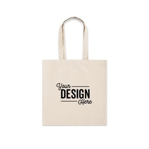 Sac d'épicerie en toile réutilisable 100% coton biologique bon marché sac d'épicerie réutilisable personnalisé avec votre logo imprimé - Product Image 1