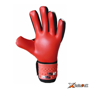 Guantes de portero de cuero profesional, correa de muñeca ajustable impermeable de alta calidad, uso de ropa de equipo de fútbol Unisex - Product Image 3