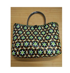 Hand Woven PP <b>Plastic</b> Woven Beach Bag/ <b>Basket</b> Women PP Bag for Shopping From Vietnam 99GD - Product Image 2