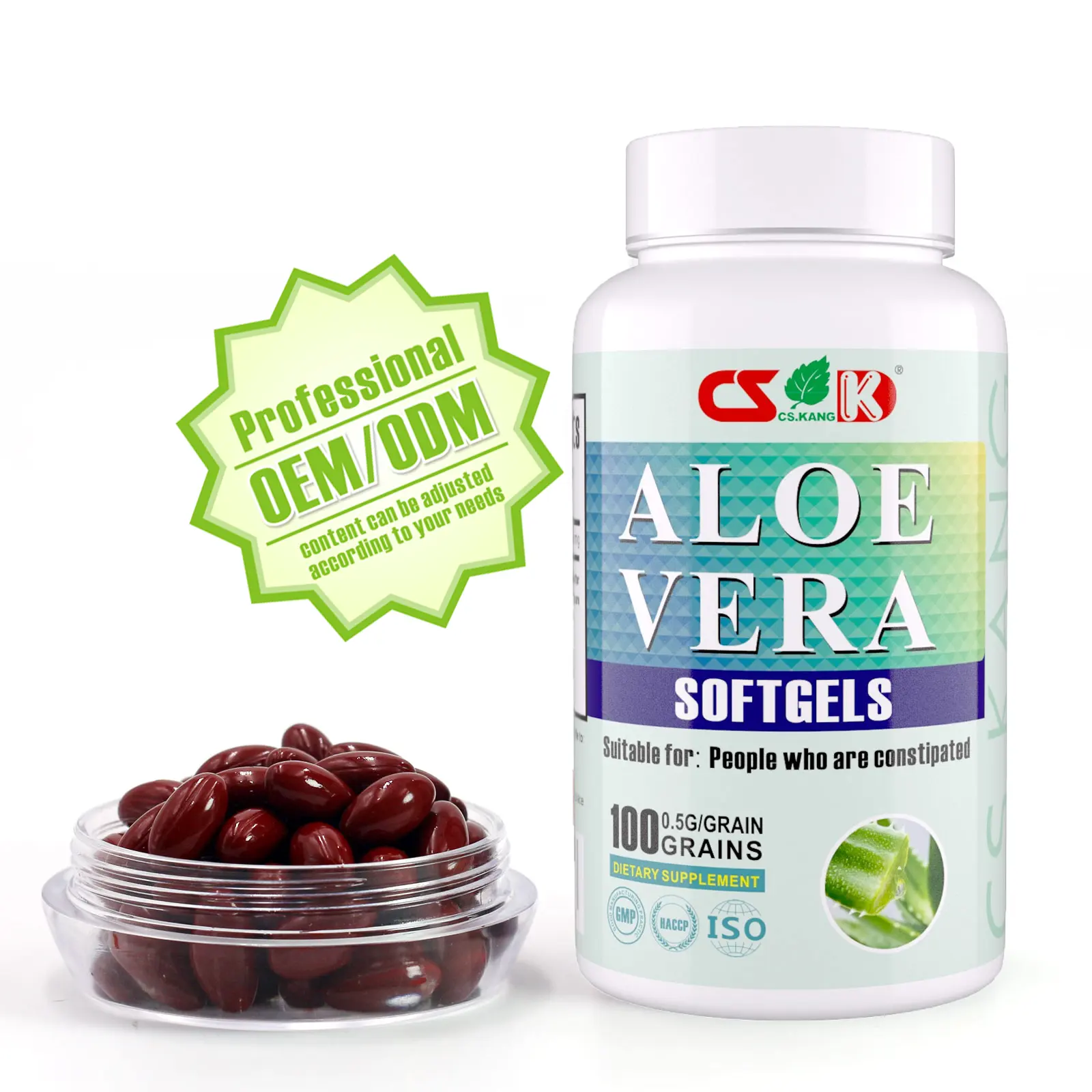 Çin OEM 500MG Aloe Vera yumuşak kapsül doğal Aloe yenilebilir sağlık gıda