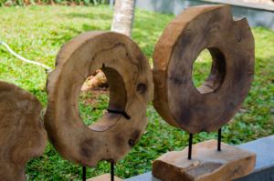 Hot Sale Baleliving Teak Wood Rings High Quality Durable & Eco-Friendly Furniture Cover Grade a Regular - Product Image 5