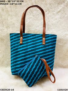 Sacs de soirée fourre-tout fantaisie Ikkat - Product Image 2