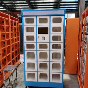 Store heated frozen food delivery lockers 24/7 online ordering food delivery cabinets