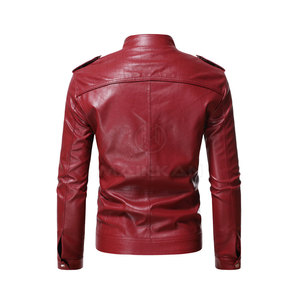 Veste en cuir PU et laine sur mesure de haute qualité, service OEM, meilleur prix, vêtements d'hiver - Product Image 2