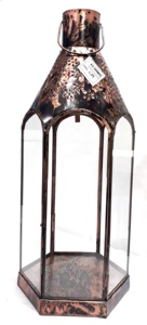 Candelabro de farol de Metal Hexagonal marroquí dorado antiguo elegante para decoración del hogar, bodas románticas, estilo del Día de San Valentín - Product Image 3