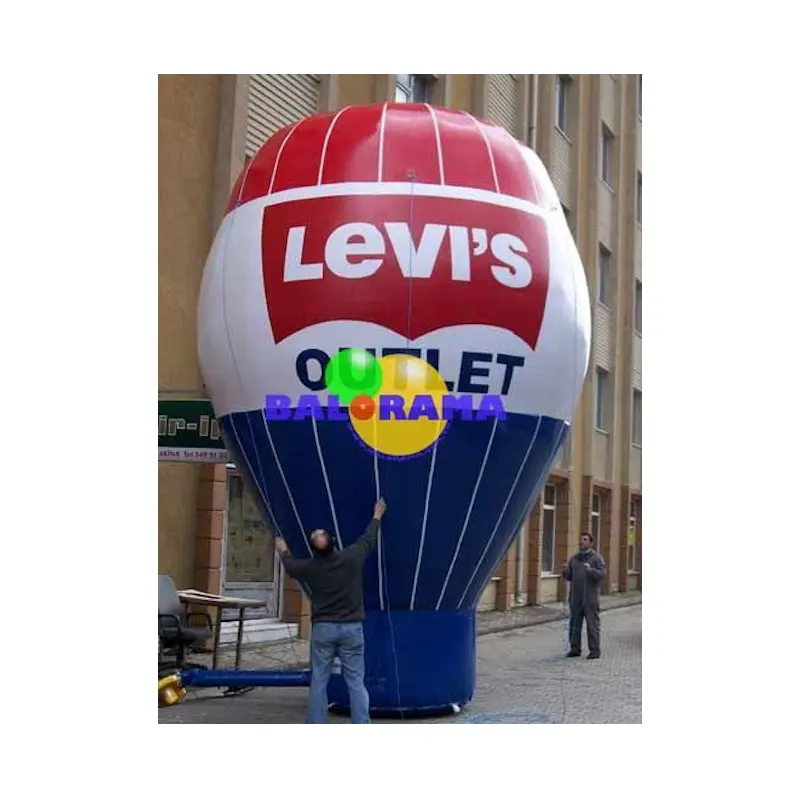 Aufblasbarer Dach werbe ballon nach Maß 6 Meter