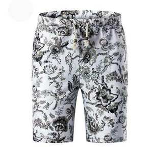 ชุดเซ็ตผู้ชาย ฤดูใบไม้ผลิ/ฤดูร้อน ไซส์ใหญ่ สองชิ้น ผ้าฝ้ายระบายอากาศ พิมพ์ลายสไตล์พังก์ เสื้อโปโลและกางเกงขาสั้น - Product Image 6