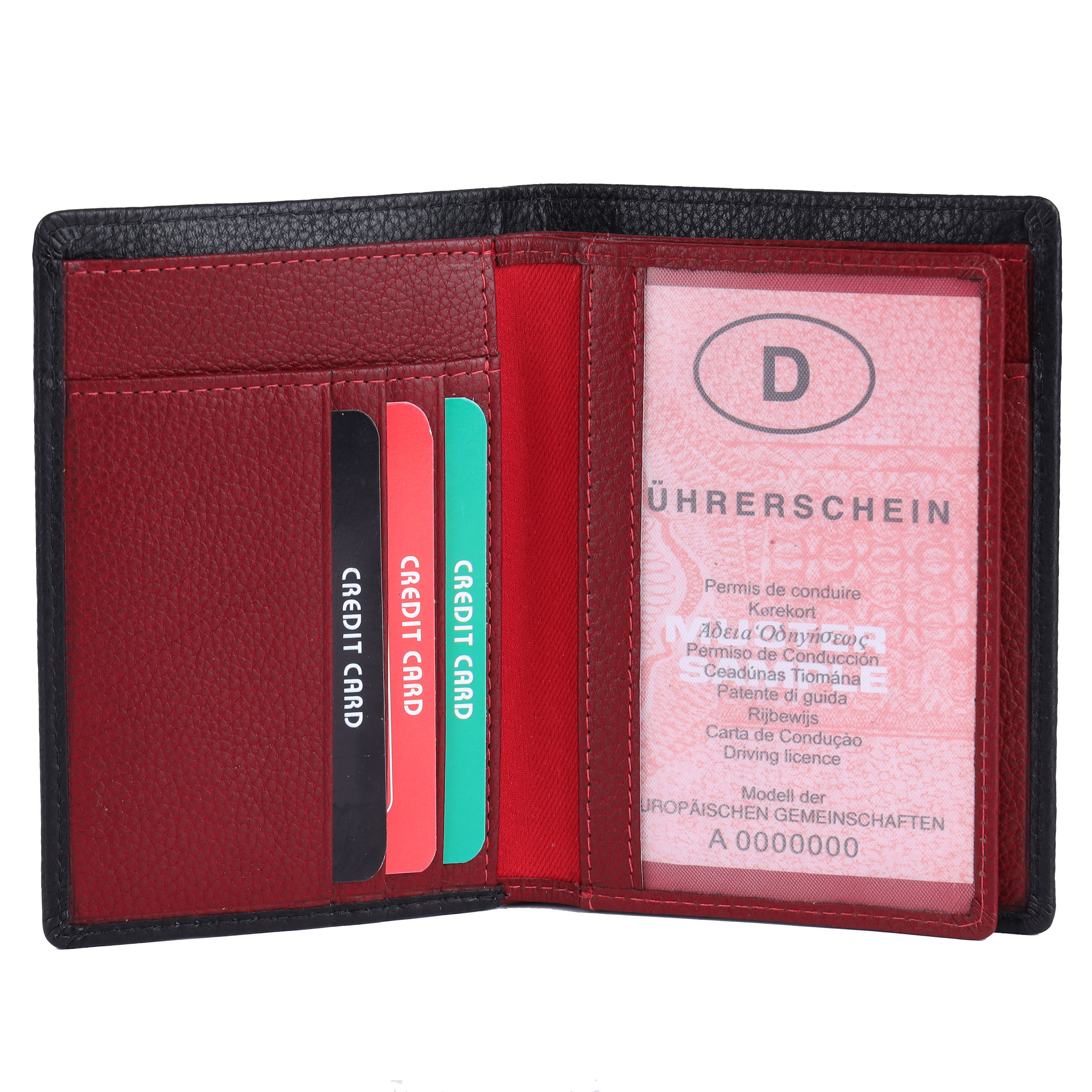 สีดำและสีแดง