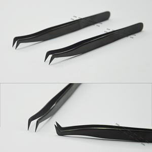 แหนบขนตาสีดำปากคีบขนตาแบบปลายโค้งงอได้ - Product Image 5