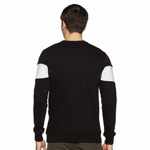 Men's Comfortable Cotton Fleece O-Neck Sweatshirt Plain Solid <b>Winter</b> <b>Hoodie</b> - Product Image 2
