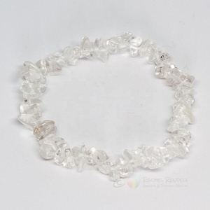 Natural Clear Quartz Chips <b>Bracelet</b> Crystal Healing Gemstone <b>Bracelet</b> Reiki Chakra Energy <b>Stretch</b> <b>Bracelet</b> Wholesale - Product Image 1