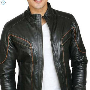 เสื้อแจ็กเก็ตแฟชั่นหนังของผู้ชายขายดีที่สุดผ้า OEM พร้อมฝาปิดซิปสตรีทแวร์ผลิตจาก2022 - Product Image 4