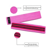 Banda de Resistencia para Ejercicios de Fitness, 76*8cm, de Tela de Poliéster Antideslizante y Duradera, para Moldear Glúteos, Venta al Por Mayor 2026