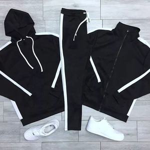 Venta al por mayor de chándales de entrenamiento de los hombres personalizados con cremallera y Sudadera con capucha para correr al aire libre Fitness gimnasio desgaste para la temporada de invierno - Product Image 4